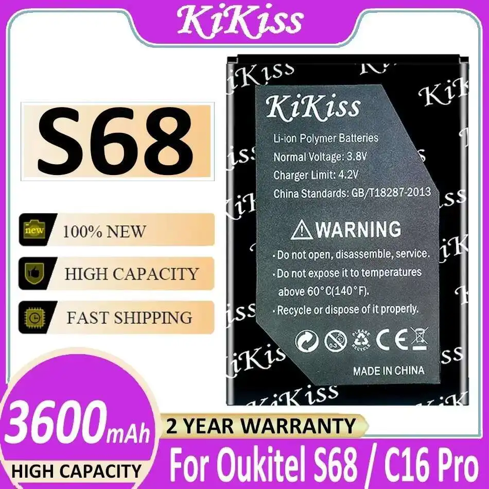 

For Oukitel S68 C16 Pro 3600Mah Safe Mobile Phone Battery