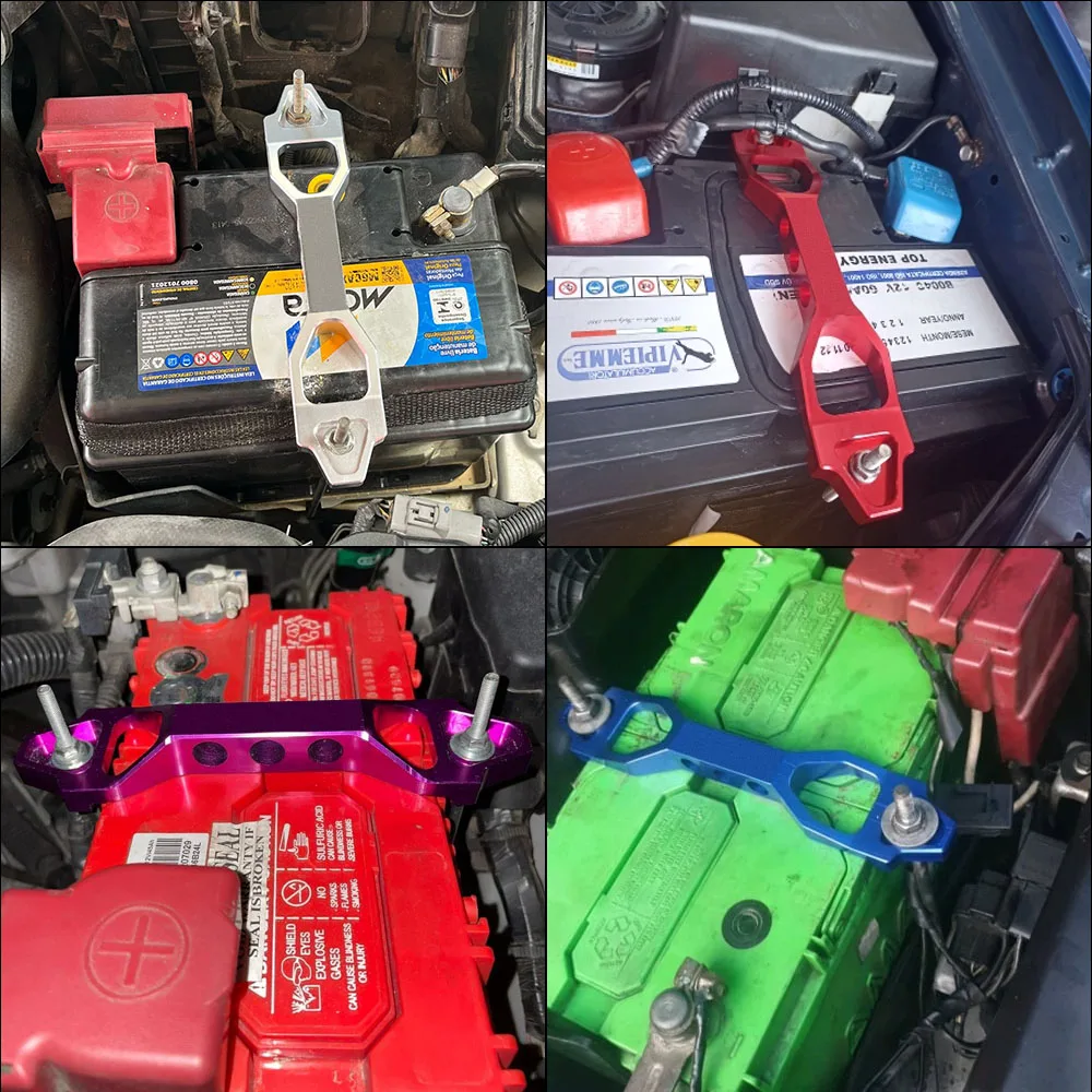 Soporte de sujeción de batería de coche, accesorios de modificación para Honda Civic