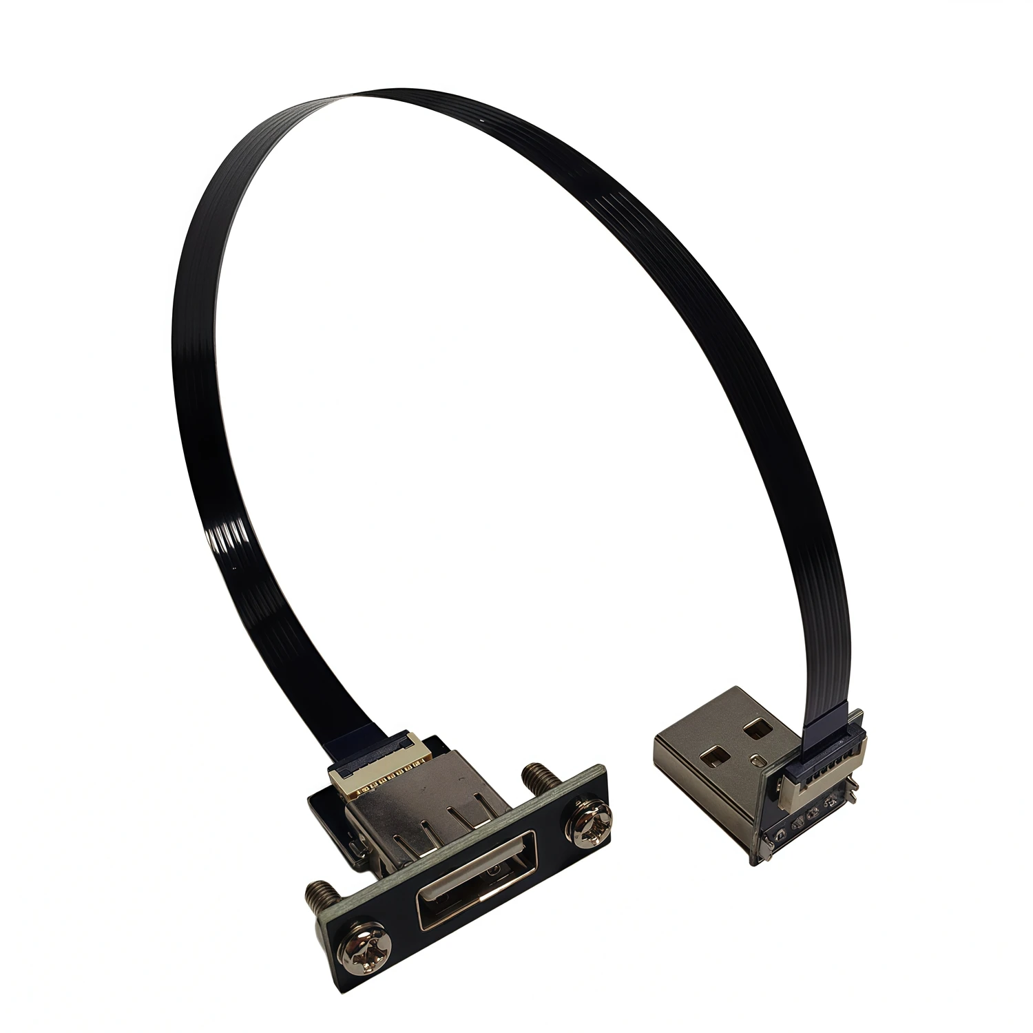 FFC 5cm-80cm USB2.0 Extension Ribbon Cable 90 FPV Slim Flat Soft flexible FPC charge FPV Brushless Handheld Gimbal monitor 10cm