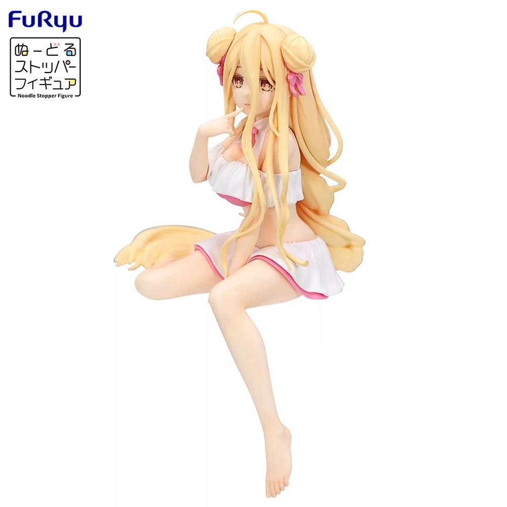 

Оригинальная НОВАЯ фигурка стопора для лапши FuRyu Mukuro Hoshimiya (версия купальника) (Date A Live V) 13 см аниме модель орнамент игрушки