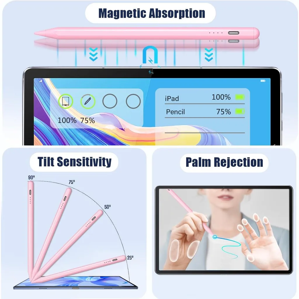 Стилус для Huawei MatePad 11. Женский 2024 11,5 2023 Air 11,5 11 MatePad 11,5 PaperMatte Edition SE 10,1 Pro 11 T10s T10 Pro 10,8