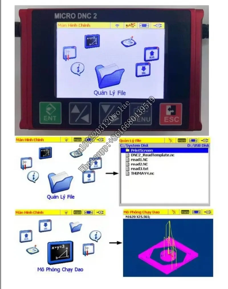 MICRO DNC2 Transmission Machine CNC Old Numerical Control System of  Tool  Artifact  DNC Online Machining