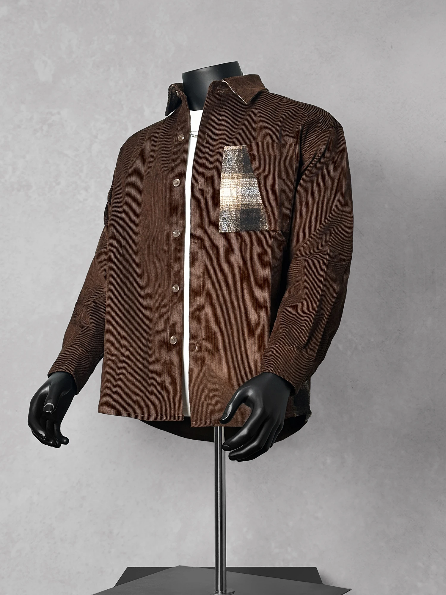 

Бренд ANXIE: Мужская и женская ретро-рабочая одежда с лоскутным дизайном, длинными рукавами, уникальным стилем, модная, с защитой от солнца.