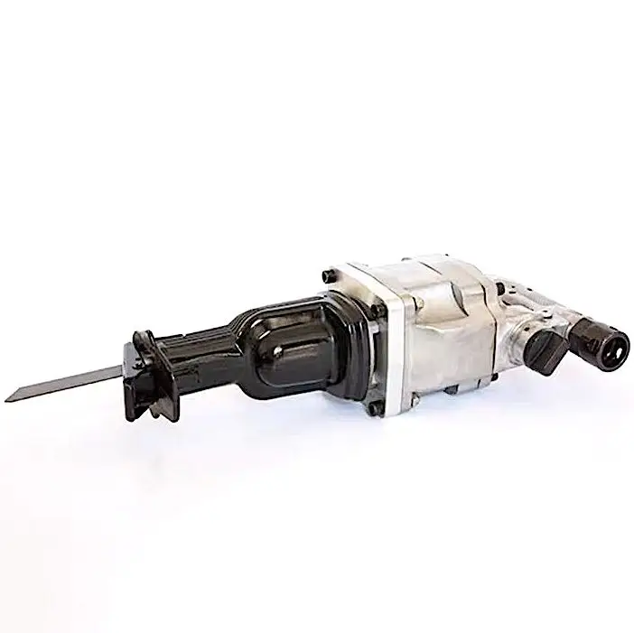 

The 1.5 Hp Pneumatic Reciprocating Saw Is Ideal for Cutting Pipe, Structural Steel, and Pallet Mining Saws