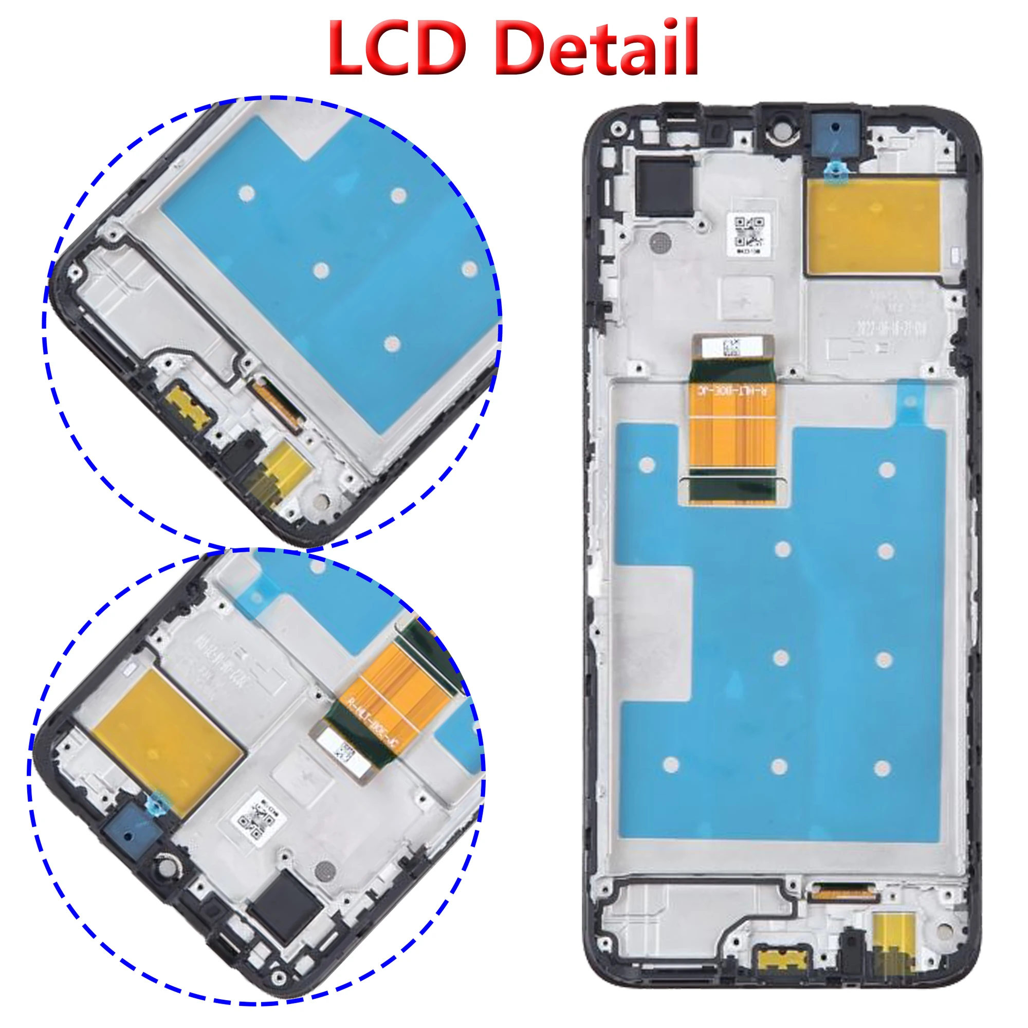 Original Display For Huawei Honor X8 5G(2022)Full With Frame VNE-N41 LCD Touch Screen RepairDigitizer Assembly Replacement Parts