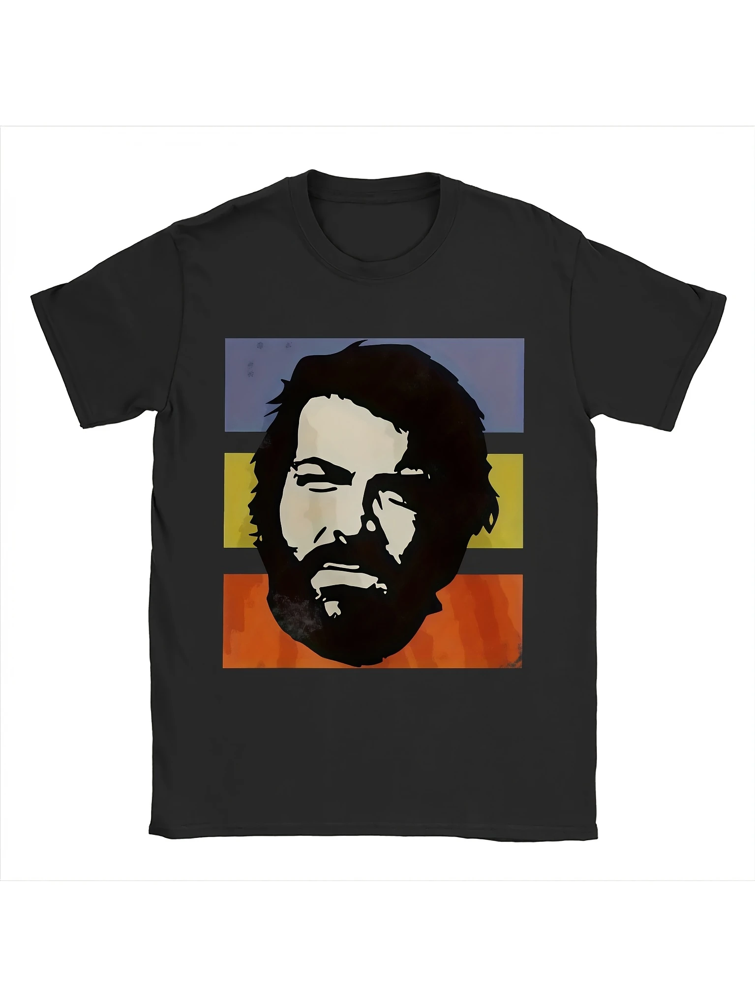 Men's Retro 80s Terrence Hill and Bud Spencer Graphic T-Shirt - Bold print inspired by classic Western movies graphic t shirts