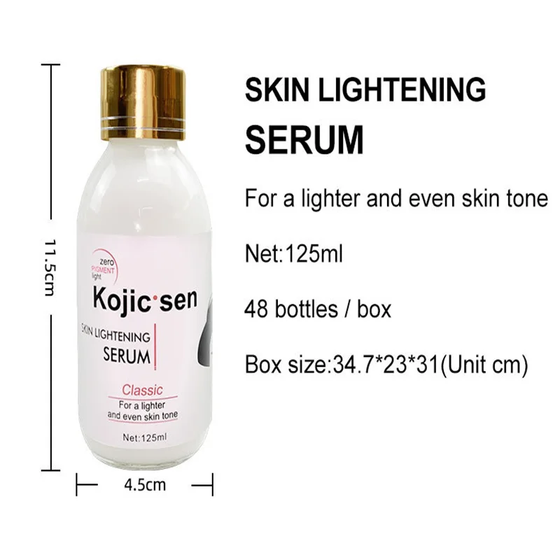 125ml Kojic Sen Concentre With Collagen Serum Strong Brightening Fade Stubborn Dark Spots More Radiant Even Complexion Serum