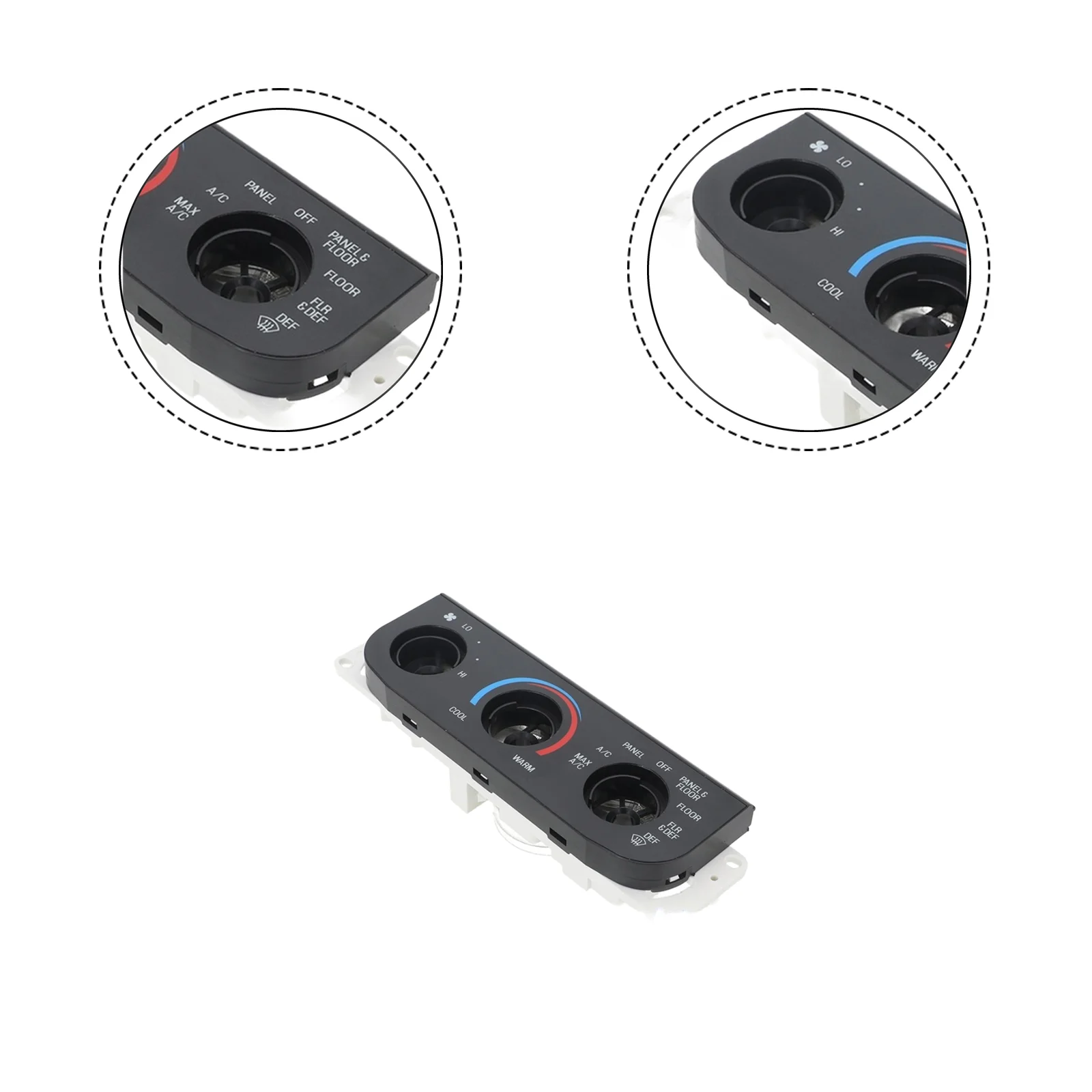 

AC Panel F-150 Climate Module Intuitive Buttons Seamless Integration Long-lasting Material For Ford F-150 1999-2004