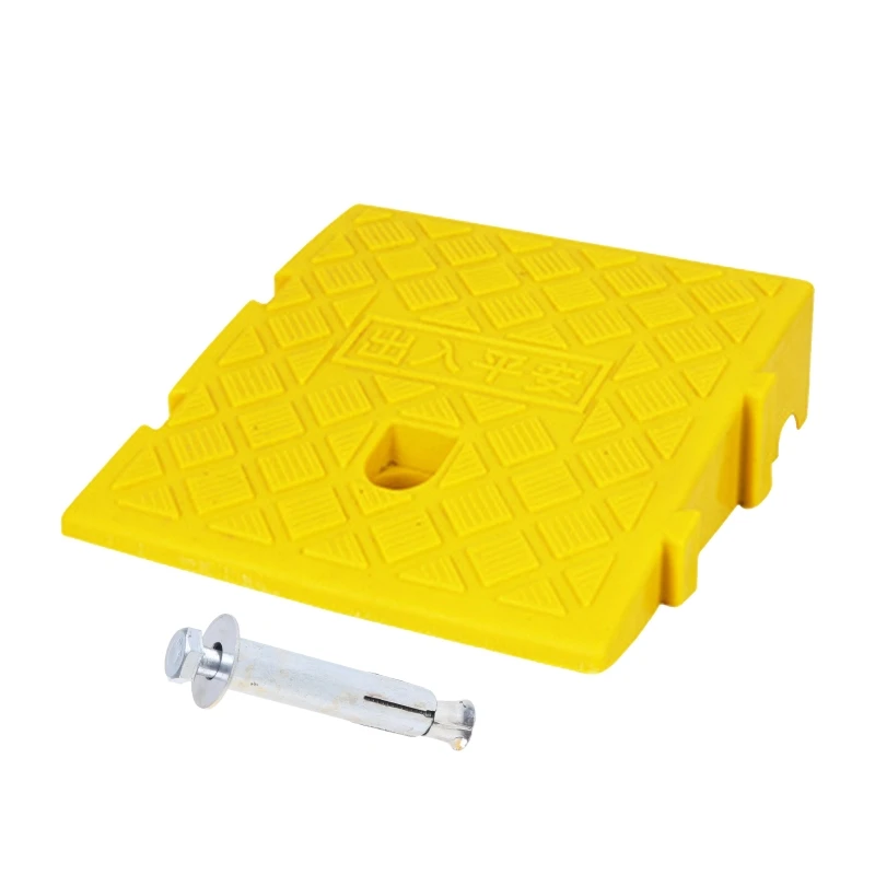 Car Vehicle Curbsides Driveway Ramps- PVC Threshold Bridge Track Curb Ramps, for Loading Docks Garage, Side walk, Truck