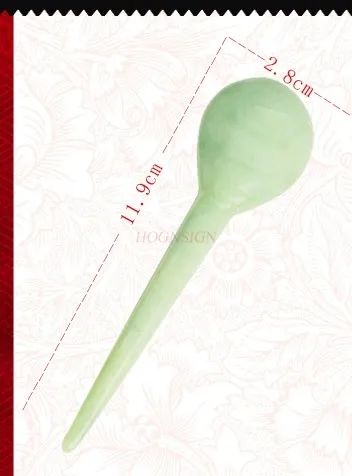 Naturalny jadeitowy kij do masażu jadeitowy kij do akupunktury jadeitowy długopis do akupunktury masażer do twarzy jadeitowe urządzenie kosmetyczne opieka zdrowotna