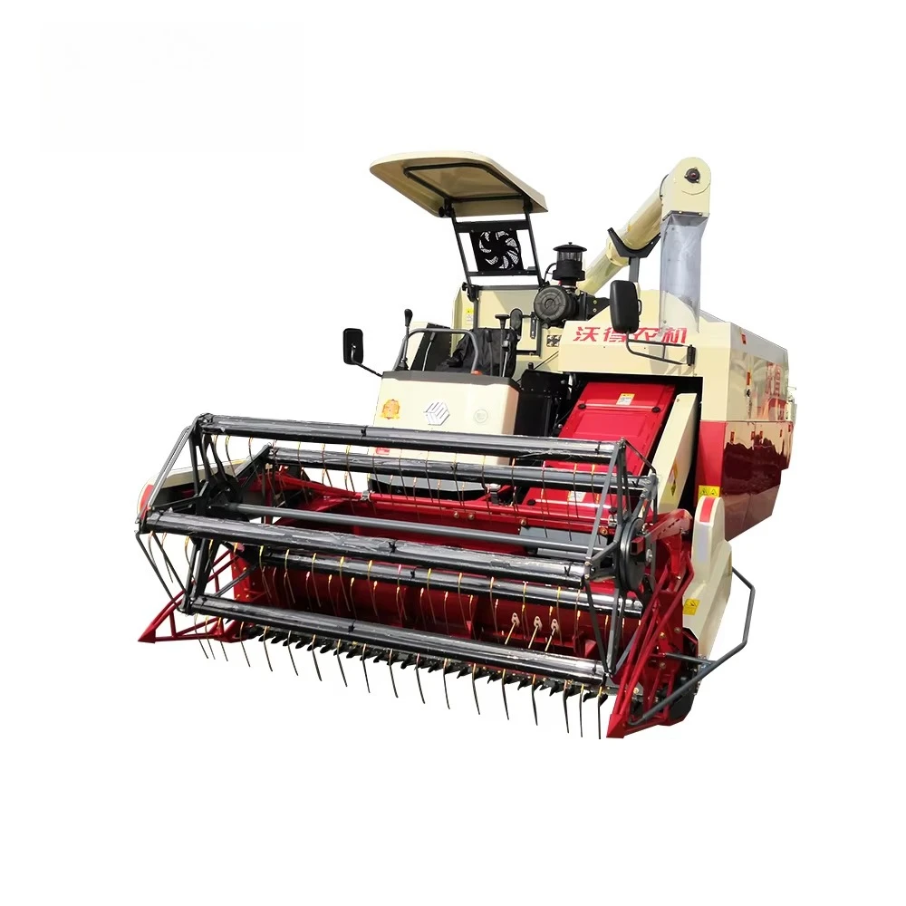 High standard world 4LZ-4.0E rice harvesting 88hp combine harvester sale price