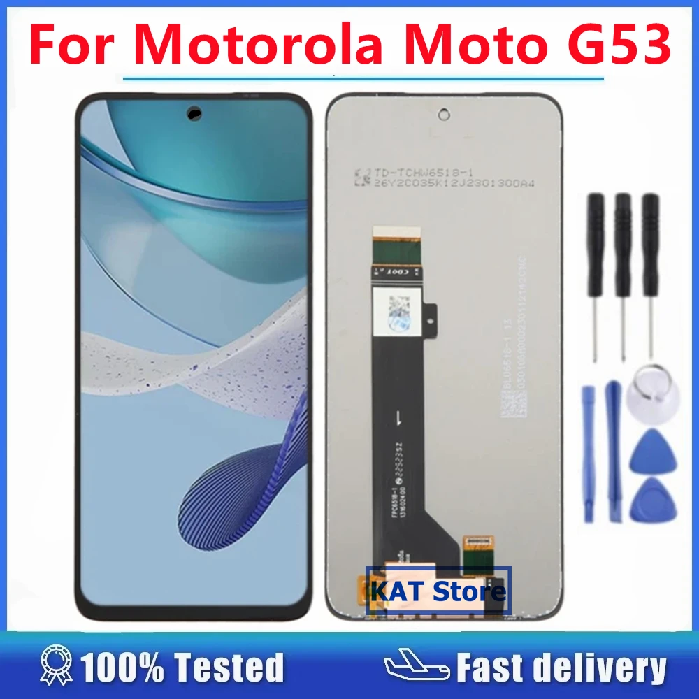 Compatible For Motorola Moto G53 5G LCD Touch Digitizer Display Screen Full Assembly Replacement