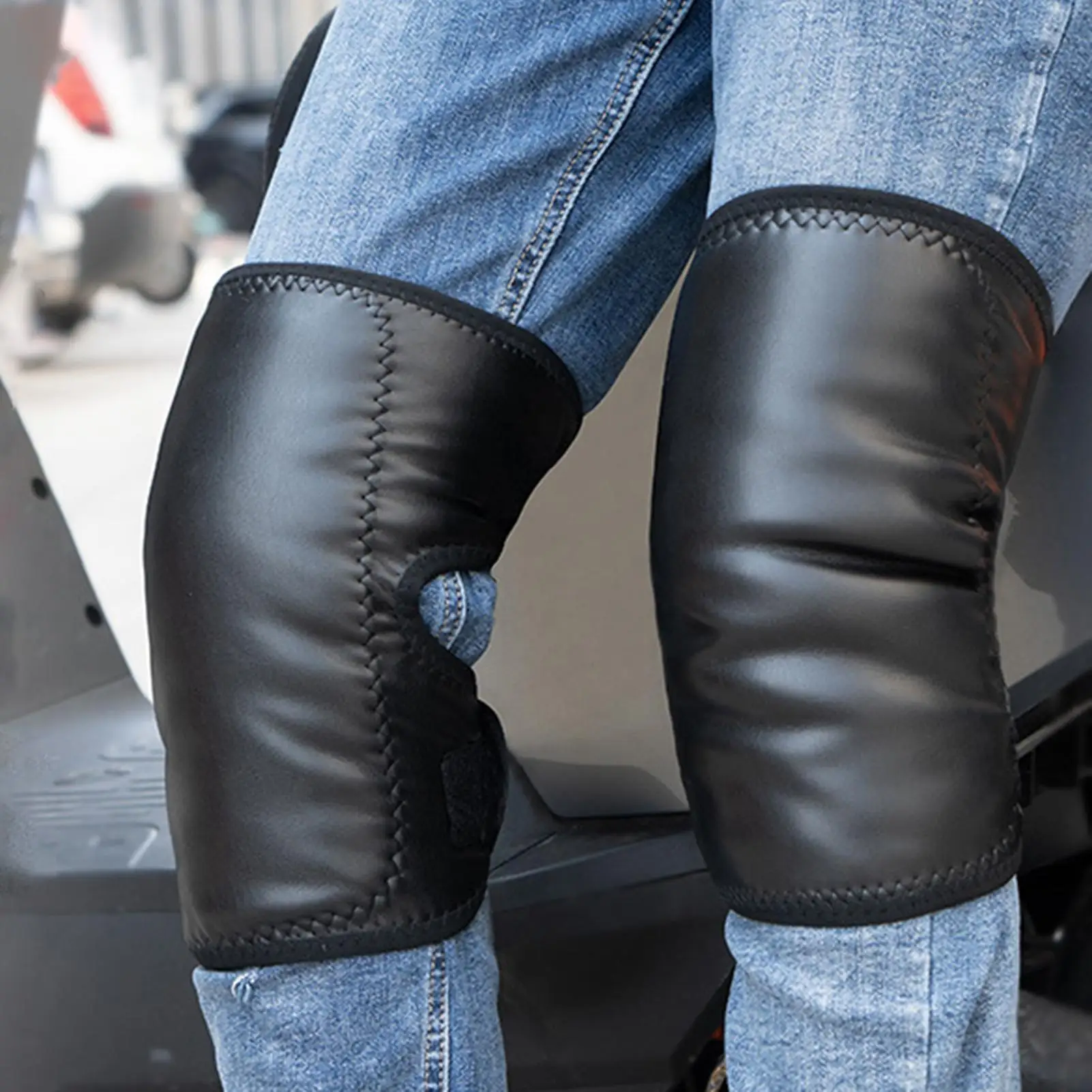 

Cycling Leg Warmers Leg Thermal Sleeve Non-Slip Knee Warmers For Cycling Motorcycle Bike Winter Sports Daily Commuting Camping