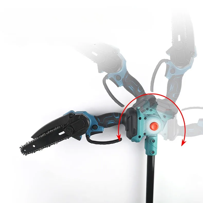 Rechargeable Brushless Electric Battery Pole Operated Small Chainsaw Electric Powered Mini Pruner Set