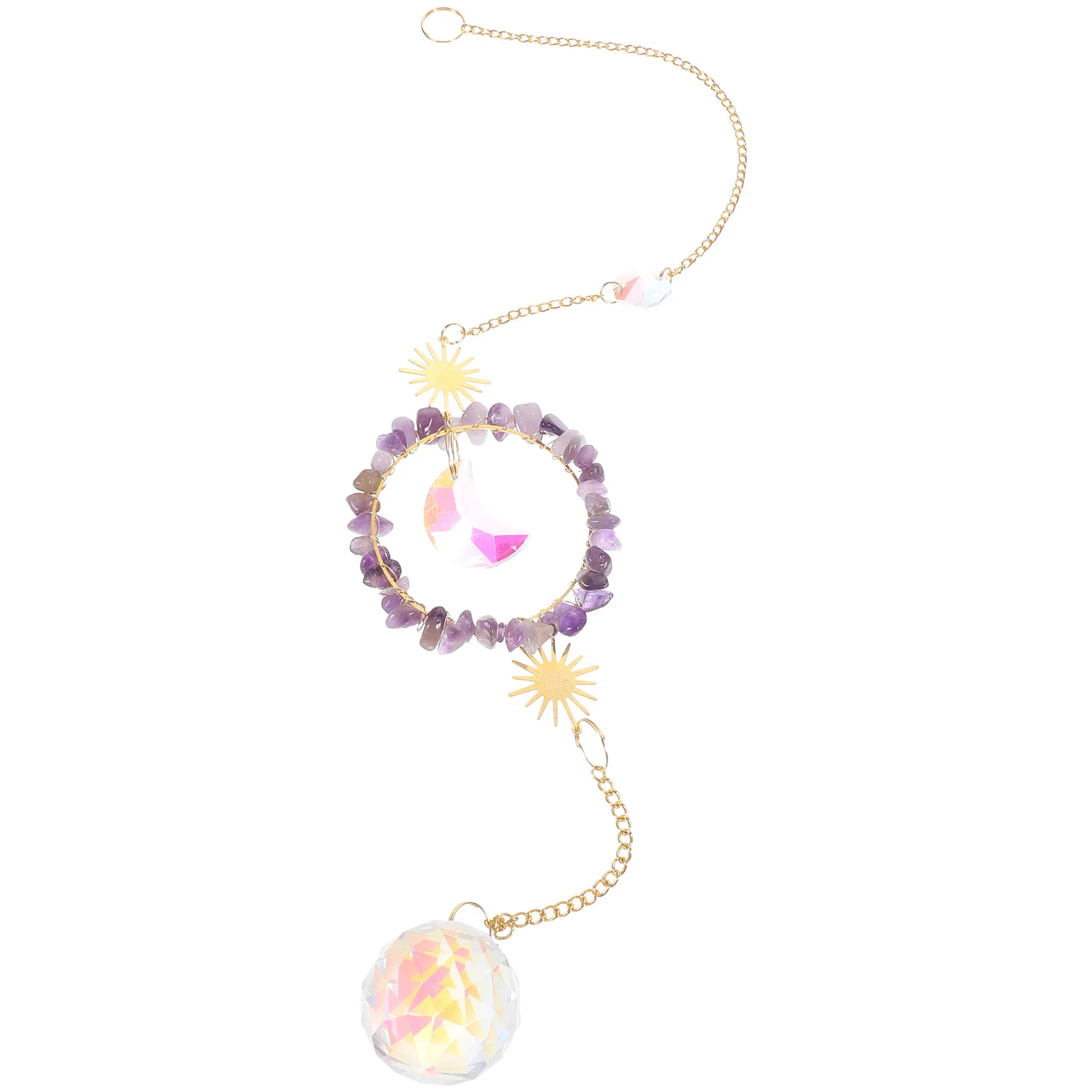 

Crystal Sun Catcher for Windows Hanging Sun Catchers Indoor Window Decor Light Catchers for Windows Garden Crystal Hanging Decor