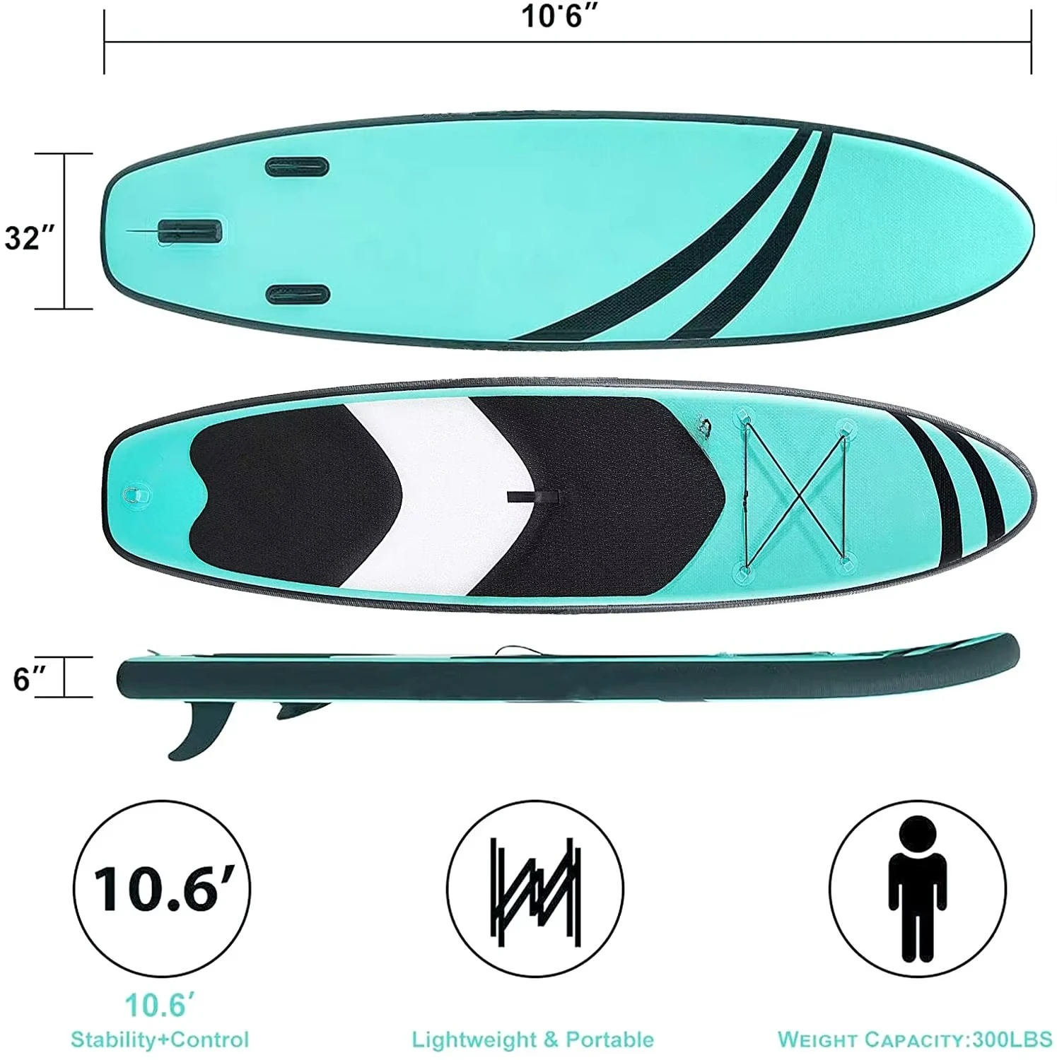 Custom Surfboard Inflatable Surf sup Paddle Board