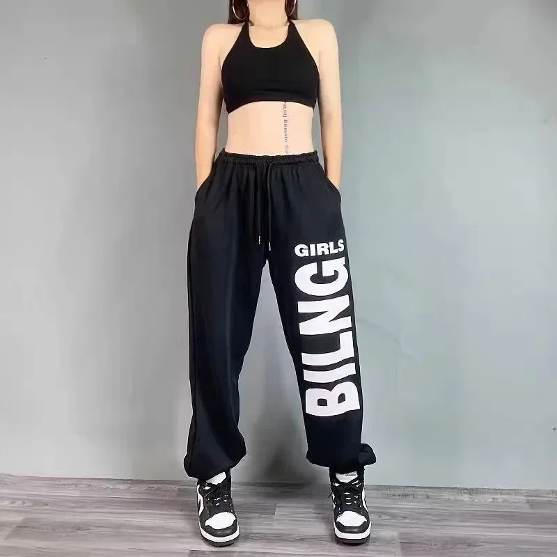Summer Korean Fashion Y2K Streetwear Jogging Sweatpants Women Harajuku Sports Pants Oversized Hip Hop Harem Pant Trousers Women