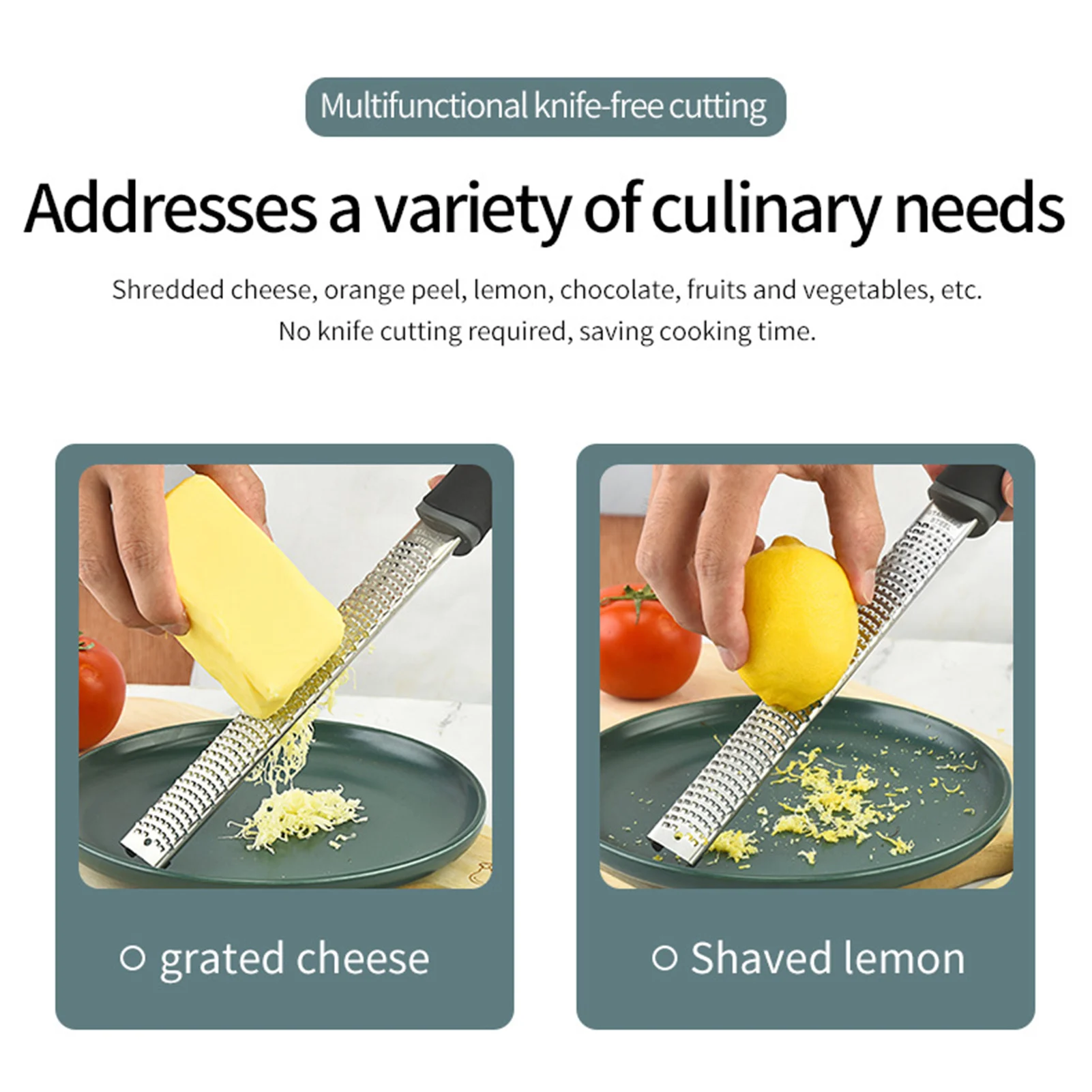 

Manual Grater 304 Stainless Steel Die Reibe For Cheese Lemon Chocolate Practical Baking Accessories Household Kitchenwares