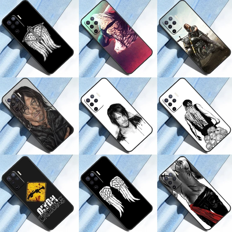 Daryl Dixon The Walking Dead For OPPO A5 A9 A31 A53 2020 A15 A52 A72 A83 A91 A93 A54 A74 A94 Find X3 X5 Pro Phone Case