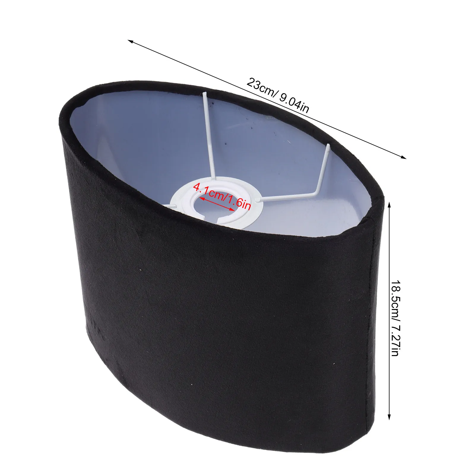 1Pcs Oval Cloth Lampshade Decorative Creative Light Cover Table Lamp Accessory Bedside Lamp Shade Home Use Light Shell Cover