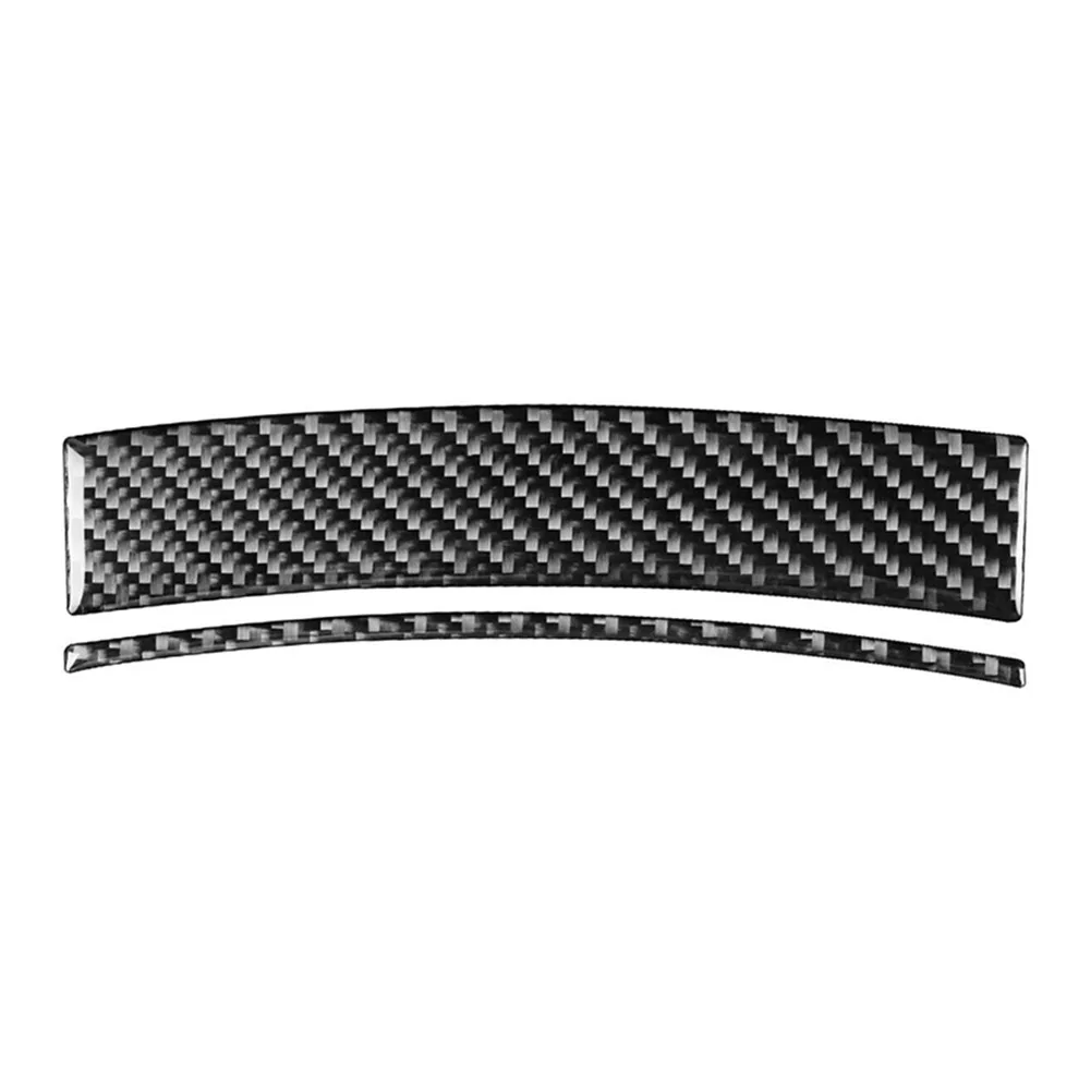 Protect and Decorate Your Interior with Carbon Fiber Below Center Armrest Cover Trim for Chrysler 300 2 Pieces
