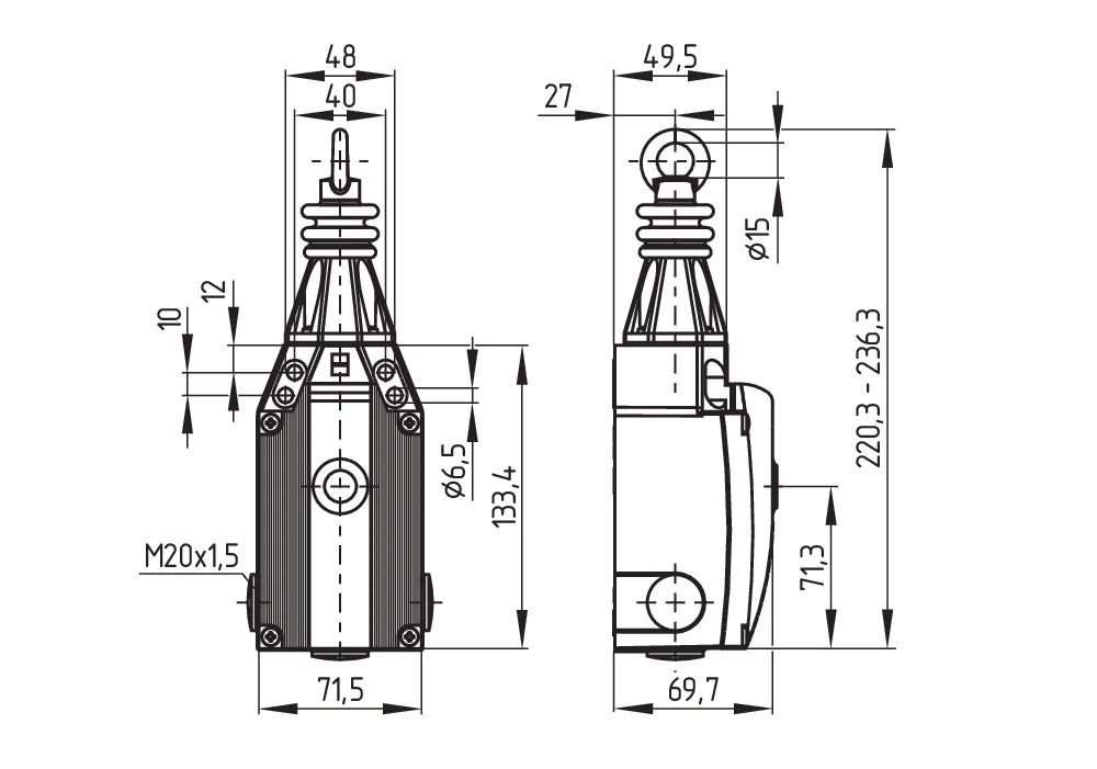 Rope Pull Switch ZQ900-22N