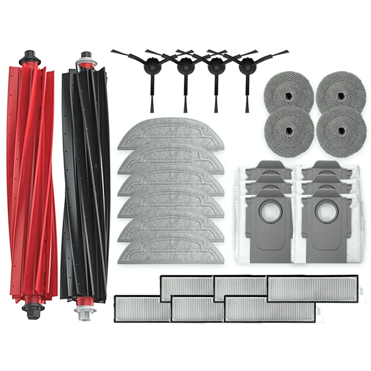 

A58E-For Roborock S8 MaxV Ultra Robot Vacuum Spare Replacement Parts Mop Cloths HEPA Filters Dust Bags Accessories