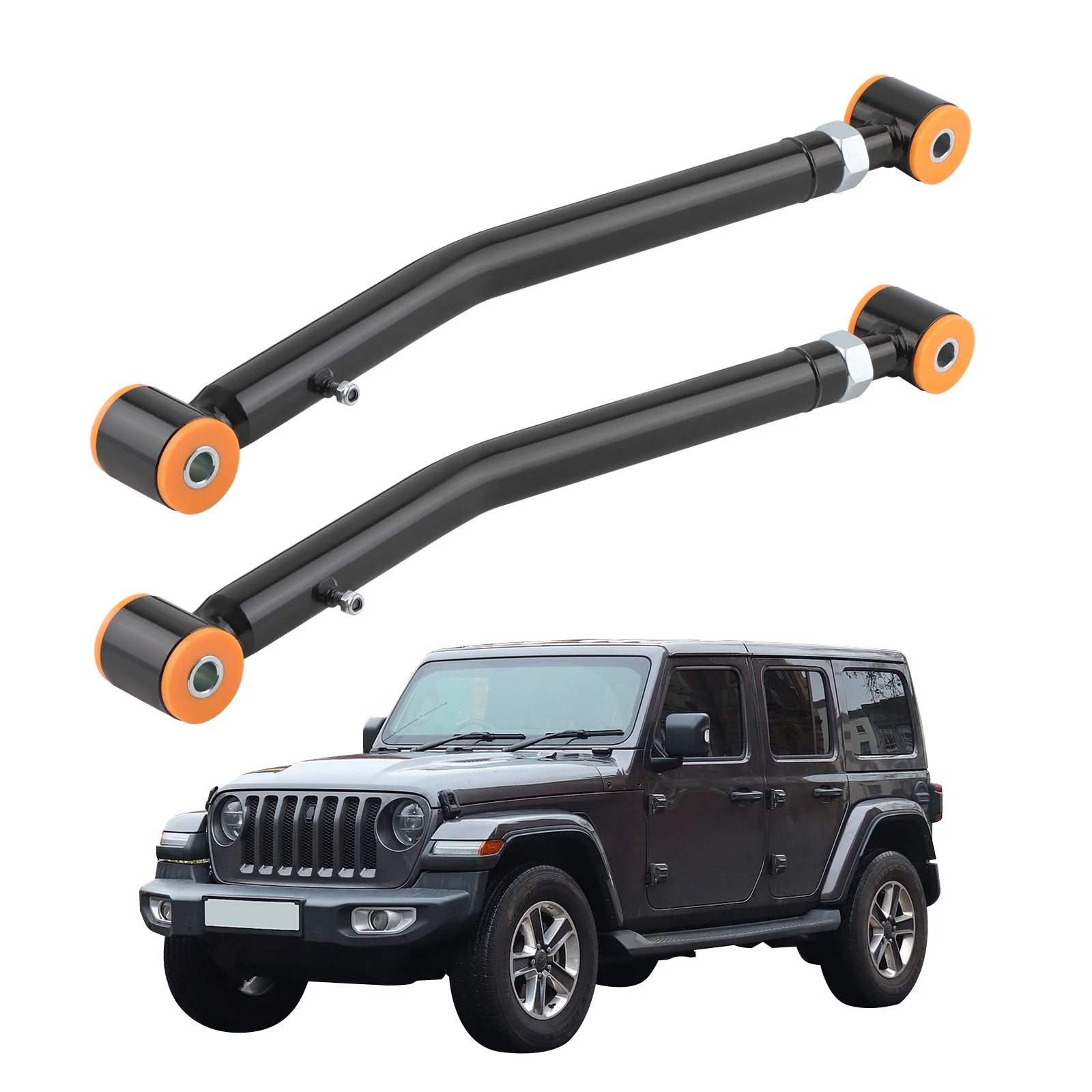 2pcs Front Lower Adj. Control Arm for Jeep Wrangler JL JLU 2018 2019 2020 2021