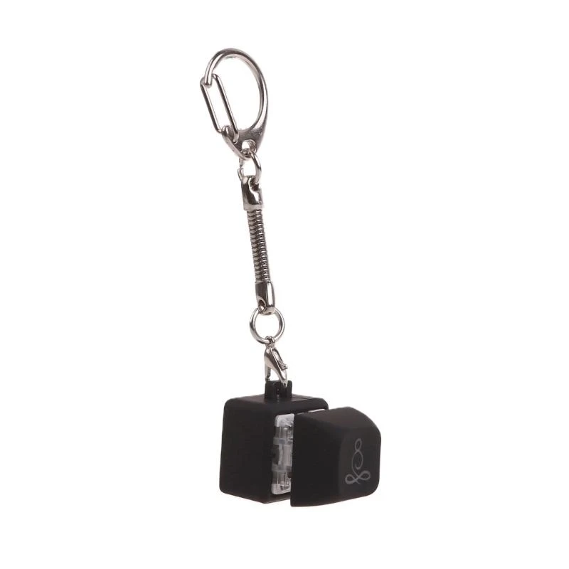 Q5WA 1PC RGB LED Mechanischer Tastaturschalter Keychain Leuchten Sie die Backbeleuchtung Tastatur -Tastatur -Test