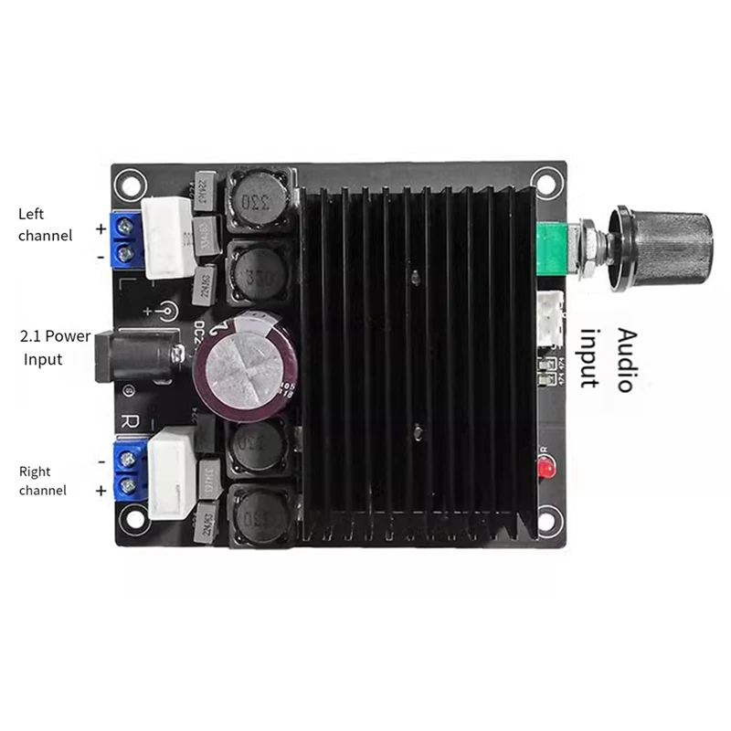 TDA7498 moduł płytki wzmacniacza cyfrowego dwukanałowy 2X100w wysokiej mocy 24V głośnik komputerowy moduł wzmacniacza trwały łatwy montaż