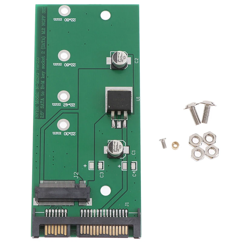 Ngff ( M2 ) Ssd To 2.5 Inch Sata Adapter M.2 Ngff Ssd To Sata3 Convert Card/ mSATA SSD to 2.5