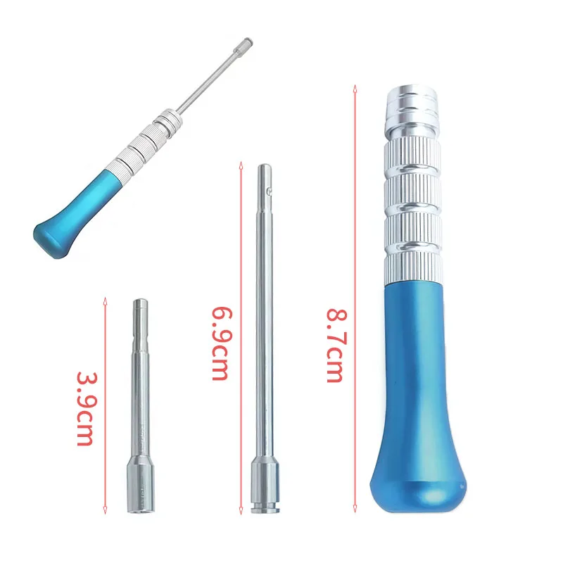 1Set Dental Orthodontic Mini Implant Micro Screws Self Drilling Screwdriver Matching Tool Titanium Alloy Bone Screw