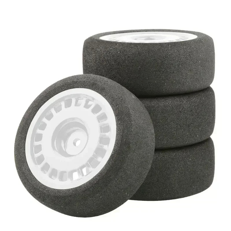 4Pcs 68mm Foam Tire Sponge Tyre Wheel Rim Set for Wltoys 144001 124016 124017 124018 124019 104001 RC Car Upgrade Parts view 3