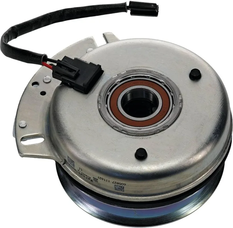 

255-976 PTO Clutch Compatible with/Replacement for Hustler 605827K, Warner 5219-193 Pigtail Included, Belt Width 1/2" or 5