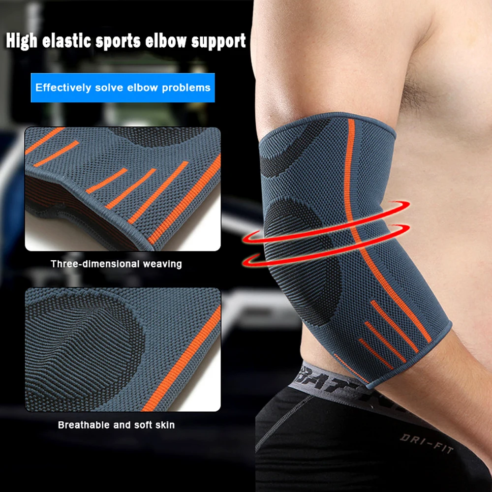 1 PC Elbow Brace Arm Pads Compression Elbow Support Sleeve, Unisex Arm Warmers for Epicondyle Elbow, Arthritis,Weightlifting,Gym