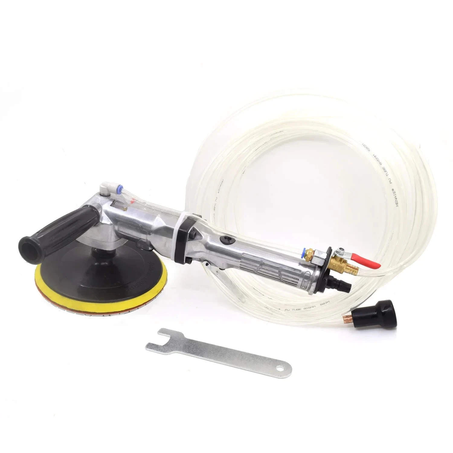 

7-дюймовая ручная машина для подачи воды, дюймовая пневматическая полировальная машина для влажного бетона, шлифовальная машина