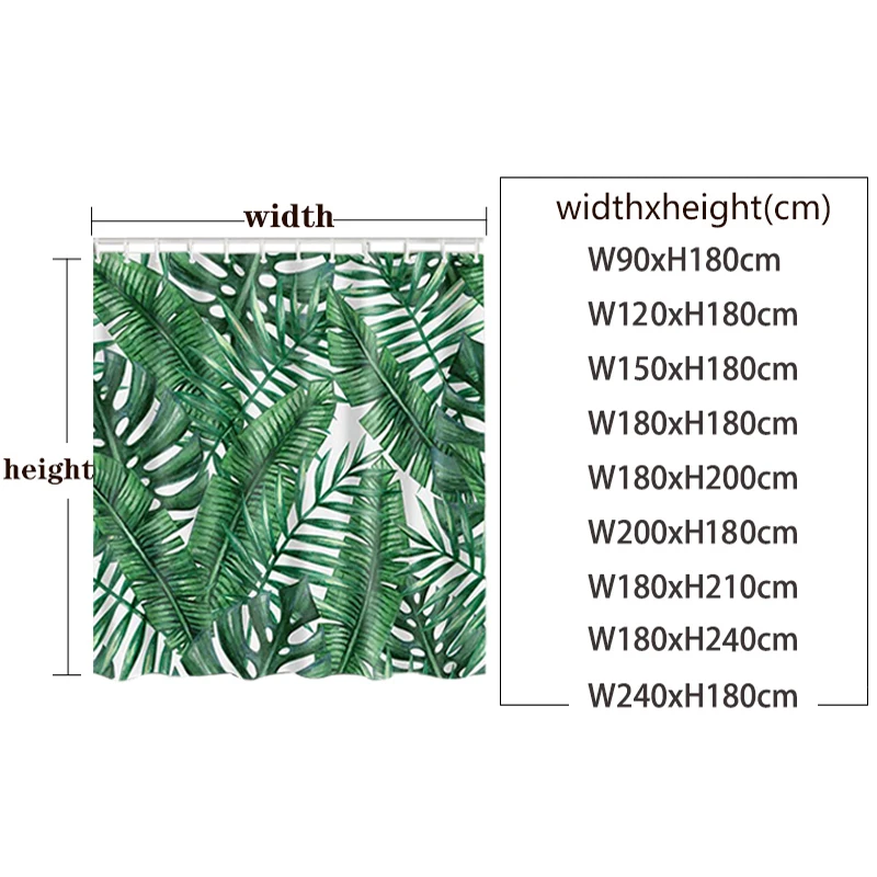 قطعة واحدة من ستارة الحمام المطبوعة بشجرة عيد الميلاد مع خطافات، قماش مطبوع لستارة تزيين عطلة المنزل #6
