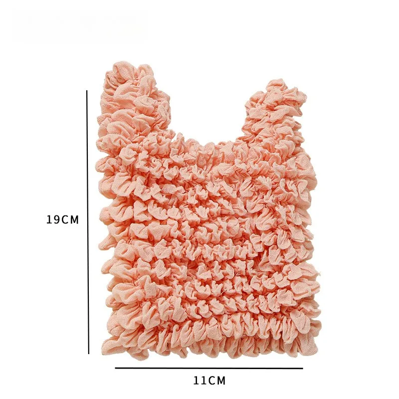 

Expandable Bubble Shopping Bag with Elastic Material Portable Lightweight Tote for Daily Shopping and Storage Use