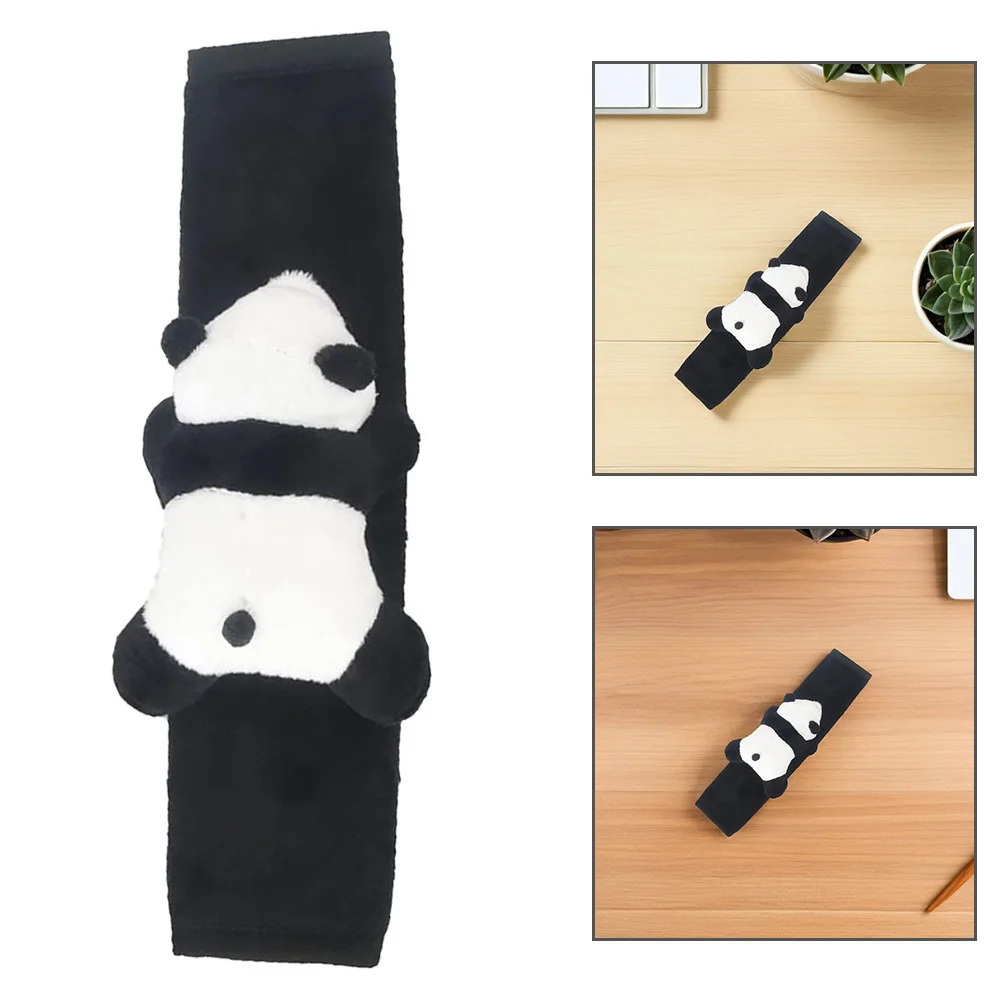 

Safety Belt Cover Panda Design Shoulder Pad Cushion Soft Flannelette Auto Protector Protector Shoulder Pad