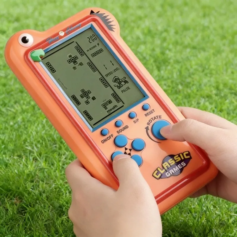 

New Model Children's Large-screen Game Console - Tetris Game Console - Classic Puzzle Toy