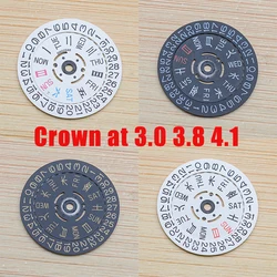 Seiko NH35 NH36 Movement Kanji Dial SKX007 Tuna Watch Movement Date Week Wheel Crown at 3.0 3.8 4.1 Watch Repair Parts