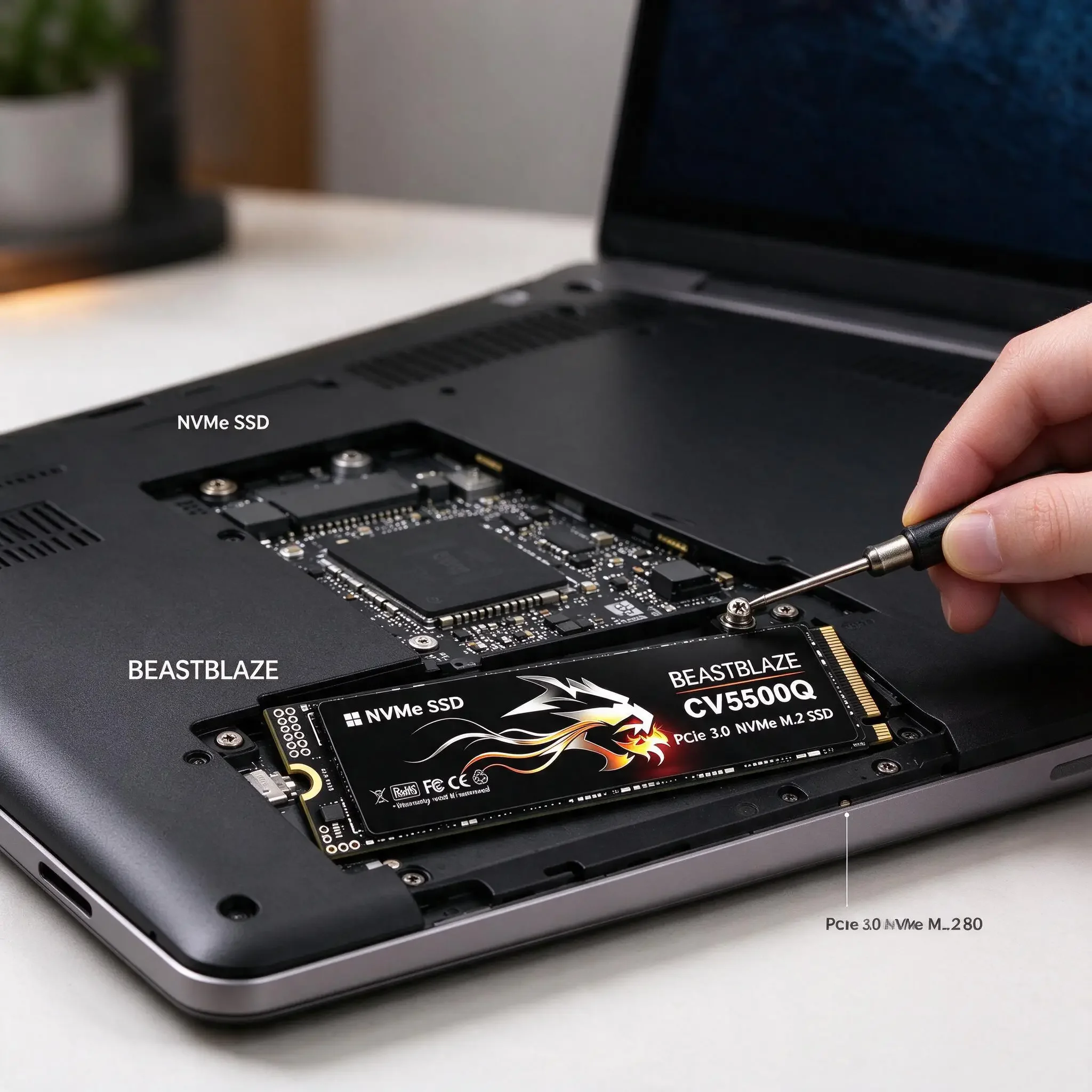 CV5500Q M.2 NVMe Inside Solid State Drive, 4TB/500GB/1TB/2TB, Quick Transfer Storage, PC, Gaming, Desktop, Laptop. Prime Boost.