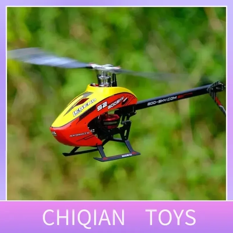 

GOOSKY S2 Helicopter 3D Stunt RC Airplane Brushless Direct Drive 6 Channels Remote Control Drone Toy Aircraft for Ages 14+