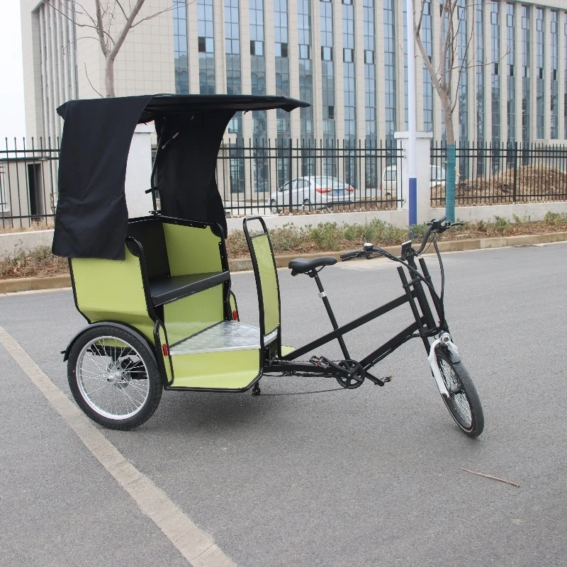 Factory Direct Sale Pedicab Rickshaw Bike Taxi 3 Wheel Passenger Tricycle E Delivery Tricycle