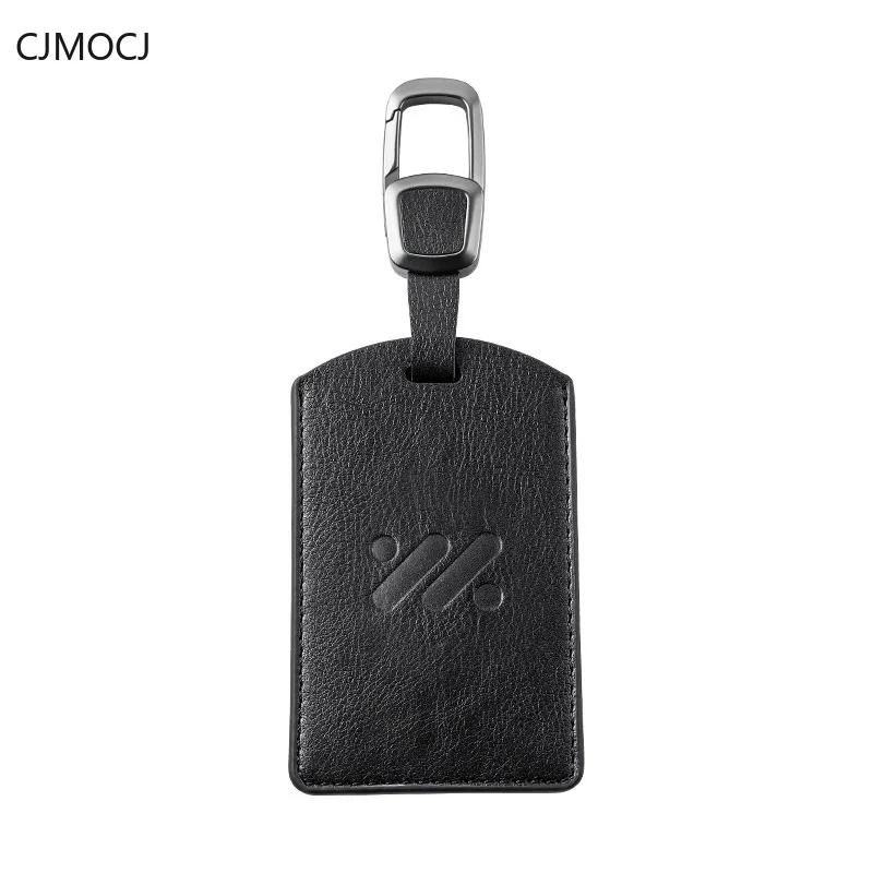 For 2023 IM LS6 LS7 L7 Key Card Case Cover, Leather Car NFC Key Card Holder Shell, Shockproof Keychain, IM Motors Accessories