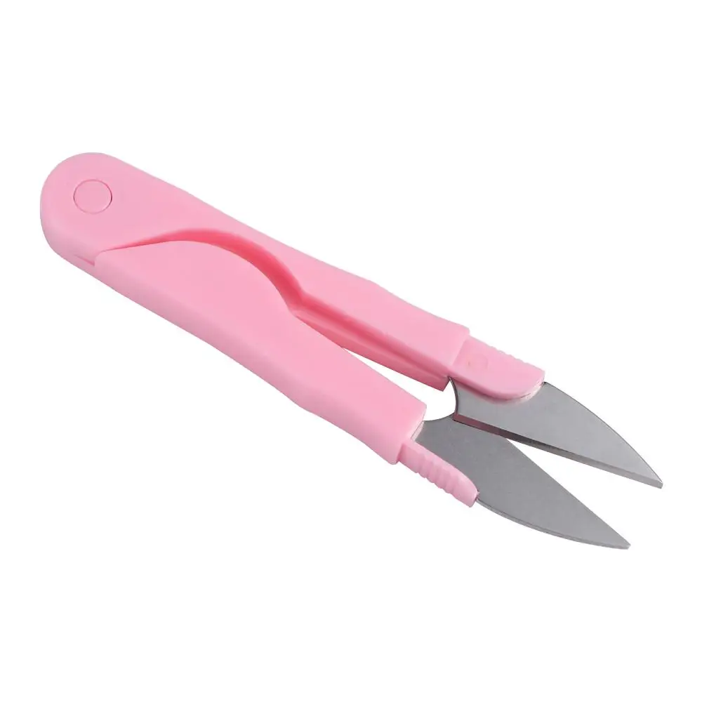 DIY Schere Fadenknipser U-Form Scharfe Garnschere Mini Metall Haushalt