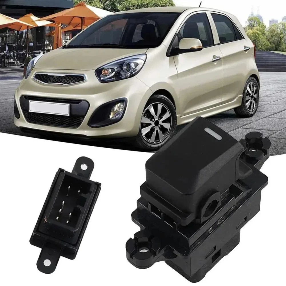 

Car Window Repair Power Window Switch LH Passenger ABS Plastic Construction Easy Installation For Kia Morning 2011-2016
