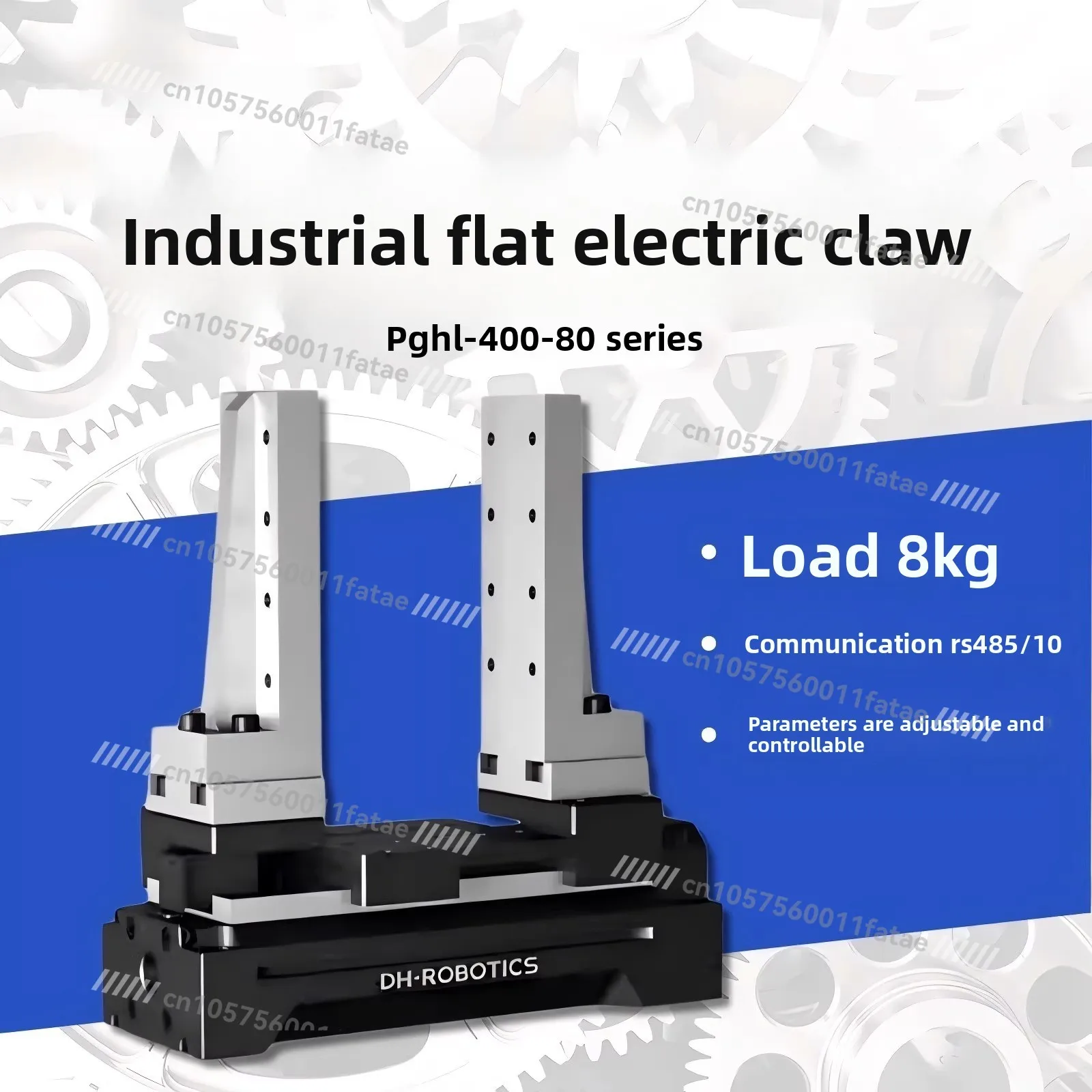 8Kg Load Clamping and Handling Battery/industrial Material Electric Gripper