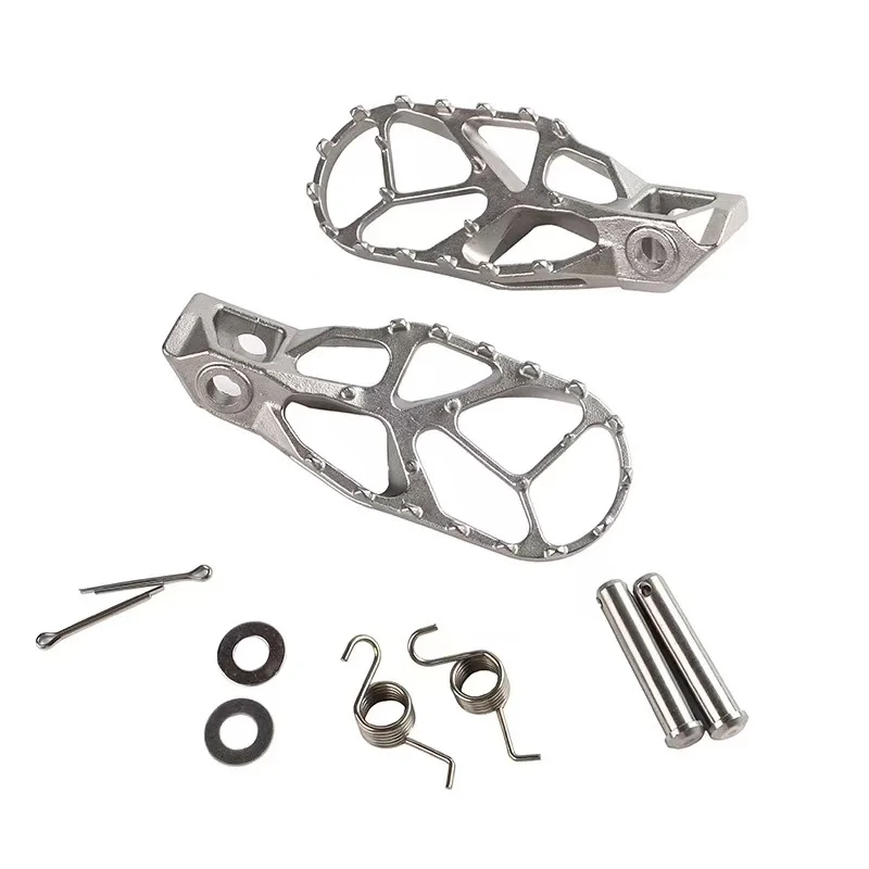 أوتاد قدم الدراجة النارية الأصلية المصنوعة من الفولاذ المقاوم للصدأ مناسبة لدراجات موتوكروس KTM 125-500 XC SX XCF EXC SXF EXCF XCW FC FX TX TC #4