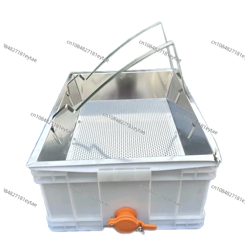 Лоток для раскрытия сот из нержавеющей стали с пищевой коробкой для раскрывания Дешевые инструменты для пчеловодства Высокое качество Charliebeekeeping